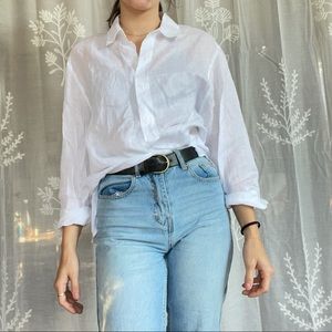 Zara linen button up